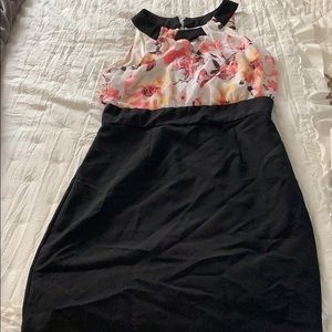 Cute floral halter midi dress
